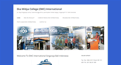 Desktop Screenshot of ekawidyacollege.com